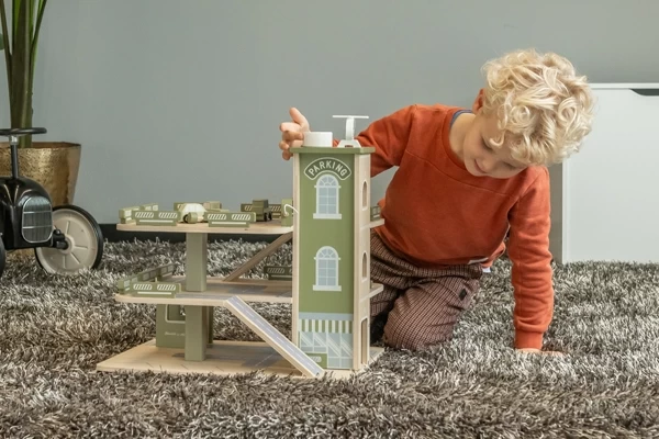 Parkeerlift van boven naar beneden