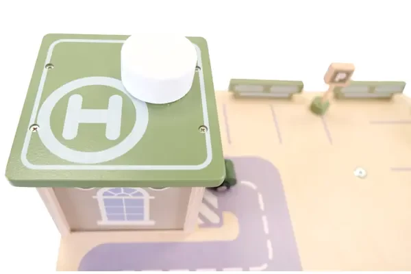 Draaiknop op het platform voor de lift