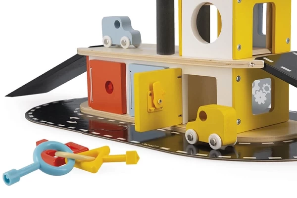 Garageboxen op de onderste verdieping