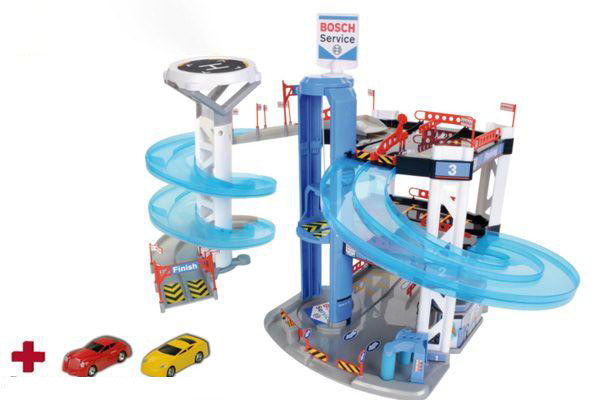 Speelgoedgarage Bosch Service met toren.